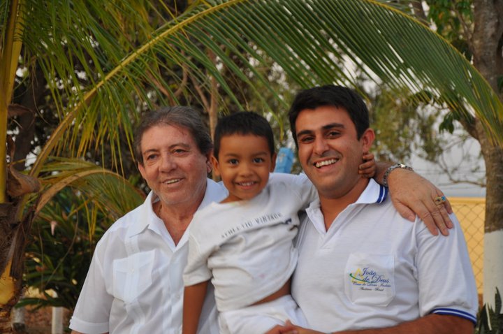 Vinicius with Joao and a little angel of the Casa